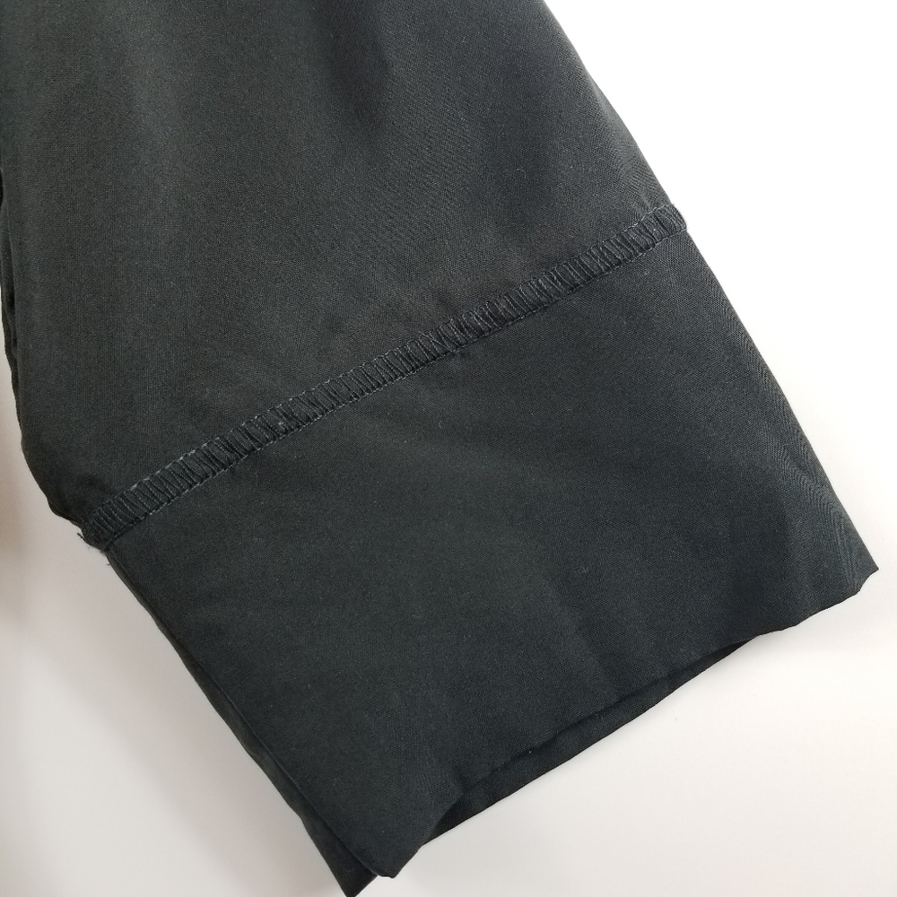 Silence + Noise Kaden Dolman Cocoon Shirt Dress in Black, M - Picture 10 of 15